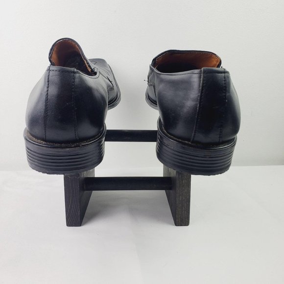 Danesi Collections Men's Black Leather Crucifix Loafers Sz 10.5 MUST SEE! - Picture 9 of 12